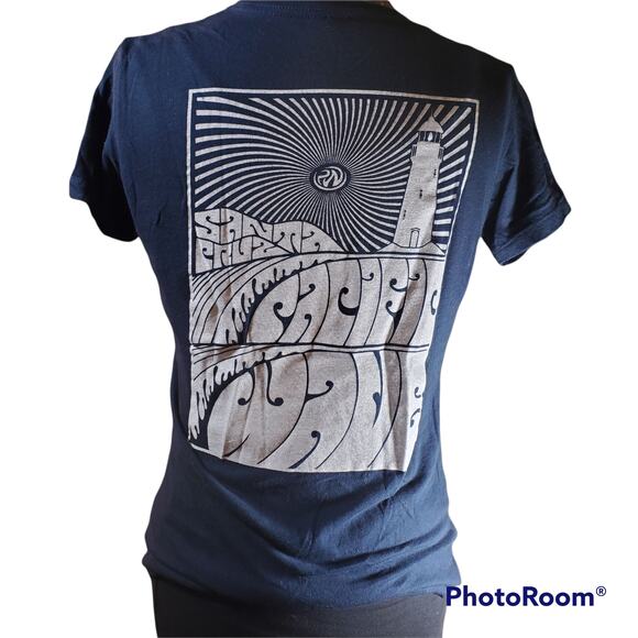 Pacific Wave Other - Pacific Wave | Navy Santa Cruz T-shirt with Lighthouse | Size XL